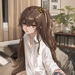 This is a pixiv picture whose title is 来一局？/a few rounds before bed?.