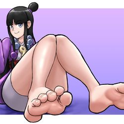 This is a pixiv picture whose title is 綾里真宵.