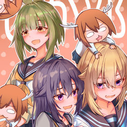 This is a pixiv picture whose title is しか部出動。【しかのこのこのここしたんたん】.