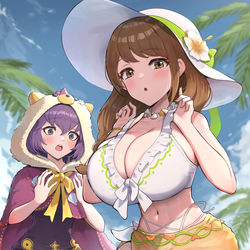 This is a pixiv picture whose title is 恐縮女神.