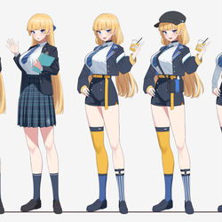 This is a pixiv picture whose title is 試案.