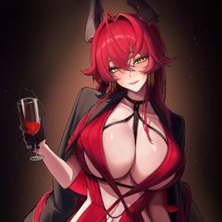 This is a pixiv picture whose title is RedHood🍷.