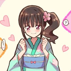 This is a pixiv picture whose title is 応援.