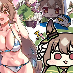 This is a pixiv picture whose title is サトノダイヤモンド.