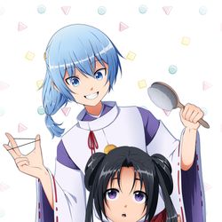 This is a pixiv picture whose title is 渚と時行.