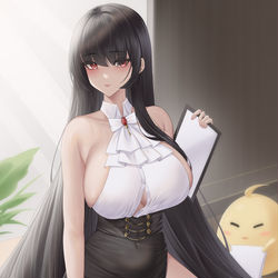 This is a pixiv picture whose title is 你是来上班还是？.