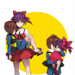 This is a pixiv picture whose title is 守る.
