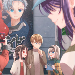 This is a pixiv picture whose title is 観劇.