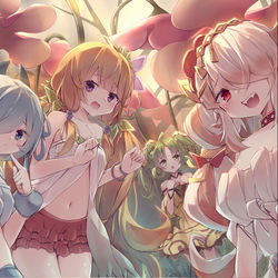 This is a pixiv picture whose title is こわくま.