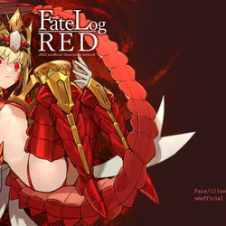 This is a pixiv picture whose title is 【C104新刊】Fatelog RED イラスト漫画本サンプル.
