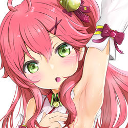 This is a pixiv picture whose title is みこち！！.