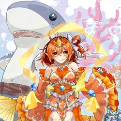 This is a pixiv picture whose title is 🫧🪸🫧.