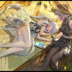 This is a pixiv picture whose title is -憩-.