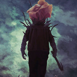 This is a pixiv picture whose title is 庭師.