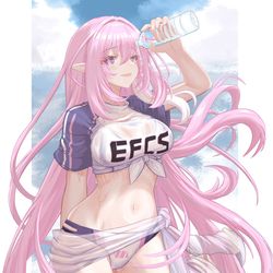 This is a pixiv picture whose title is エリシア.