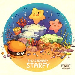 This is a pixiv picture whose title is 伝説のスタフィー.
