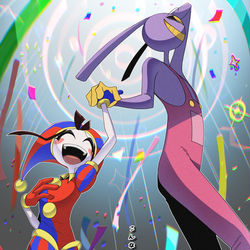 This is a pixiv picture whose title is 笑おうよ.