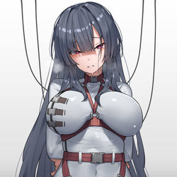 This is a pixiv picture whose title is サクヤ 拘束衣.
