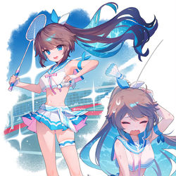 This is a pixiv picture whose title is バドミントン✨.