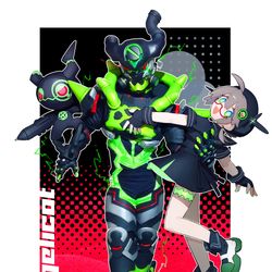 This is a pixiv picture whose title is 3ショット.