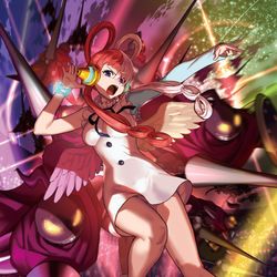 This is a pixiv picture whose title is 【ONE PIECEカードゲーム】ウタ【ST-16】.