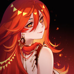 This is a pixiv picture whose title is Mavuika.