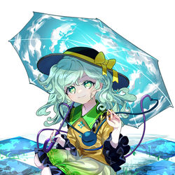This is a pixiv picture whose title is ☂.