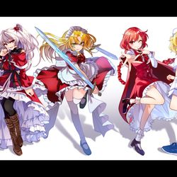 This is a pixiv picture whose title is 怪綺談と夢時空.