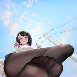 This is a pixiv picture whose title is 変態．．．。.