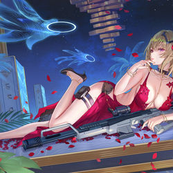 This is a pixiv picture whose title is Midnight Rose.