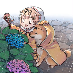 This is a pixiv picture whose title is 梅雨っぽい.