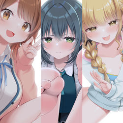 This is a pixiv picture whose title is 学園アイドルマスター.