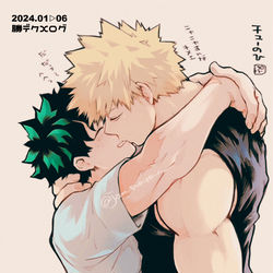 This is a pixiv picture whose title is 勝デクXログ#04.