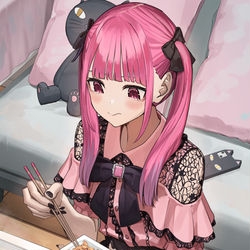 This is a pixiv picture whose title is 健康志向な地雷系女子.