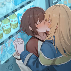 This is a pixiv picture whose title is 離れたくない.