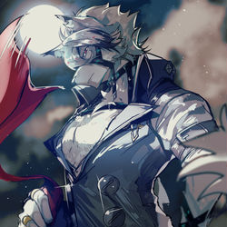 This is a pixiv picture whose title is 月を直視してはならない.