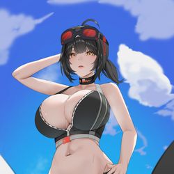 This is a pixiv picture whose title is 好熱.