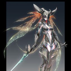 This is a pixiv picture whose title is 蟲ノ姫.