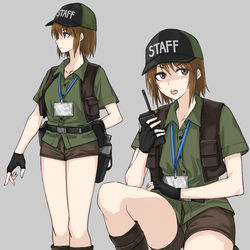 This is a pixiv picture whose title is ガイドさん.