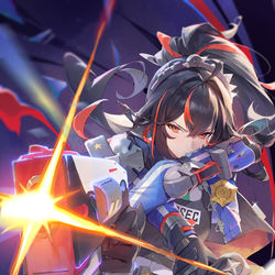 This is a pixiv picture whose title is 朱鸢.