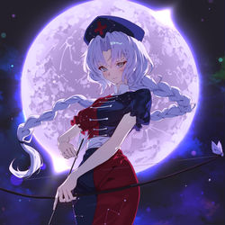 This is a pixiv picture whose title is 八意永琳.