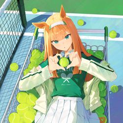 This is a pixiv picture whose title is テニススズカさん.
