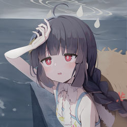 This is a pixiv picture whose title is 水着ミユ.