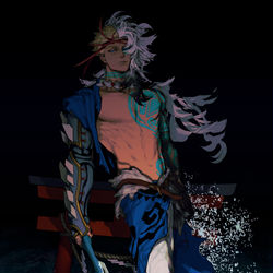 This is a pixiv picture whose title is 海.