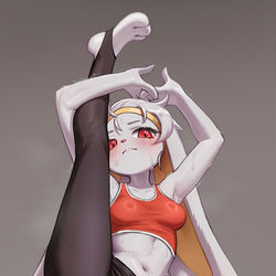 This is a pixiv picture whose title is stretch.