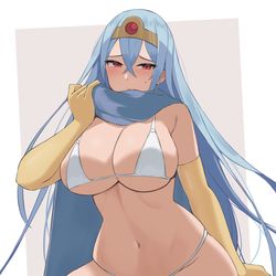 This is a pixiv picture whose title is 女賢者さん.