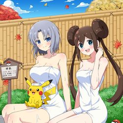 This is a pixiv picture whose title is 雪泉ちゃんとメイちゃん.