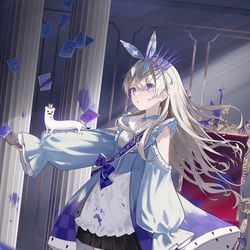 This is a pixiv picture whose title is ＝Q.