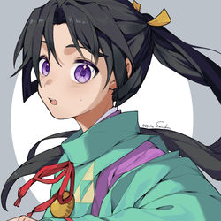 This is a pixiv picture whose title is 逃げ！.