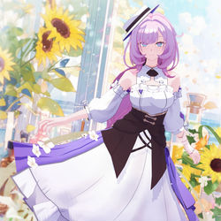 This is a pixiv picture whose title is 【崩壊3rd MMD】エリシアさん その２３.